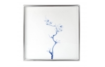 Meissen - Cosmopolitan Blue Orchid, platinum - podnos