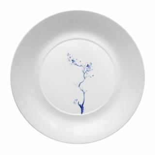 Meissen, Cosmopolitan, Blue Orchid, white - bufetový tanier