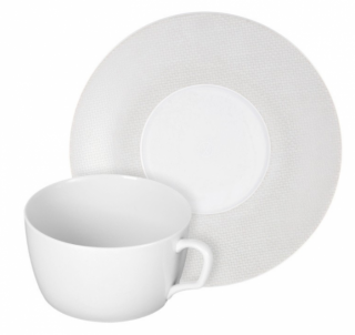 Meissen - Cosmopolitan White mesh - Cappuccino set 2 ks
