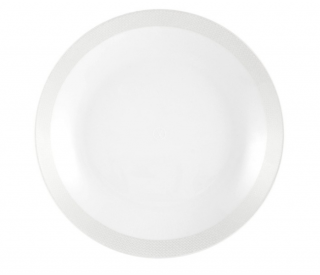 Meissen - Cosmopolitan White mesh - hlboký tanier