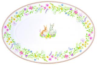 Servírovací tanier Happy Easter 33 x 23,5 cm - Easy Life