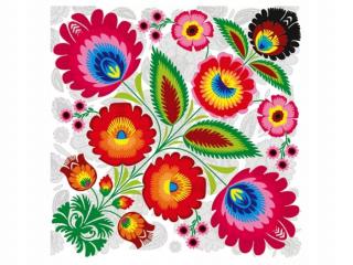 Servítky Floral Folk Pattern  33x33 cm