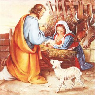 Servítky veľké Narodenie Ježiška