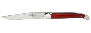Steakový nož - červená rúčka dishwasher safe - Forge-de-Laguiole