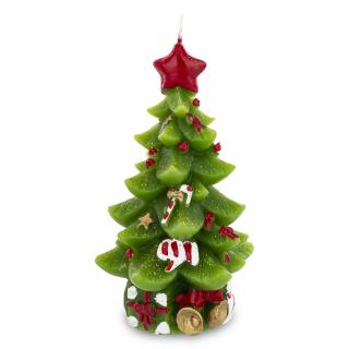 Sviečka Vianočný stromček 18cm