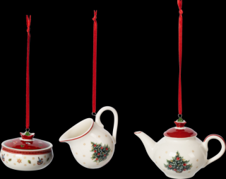 Toy's Delight Decoration - Ornament set 3ks, kávový - Villeroy & Boch