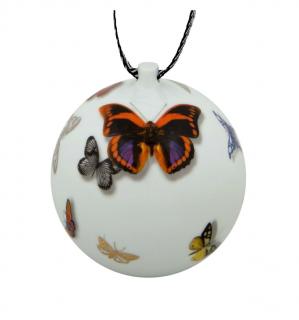 Vianočná guľa 10 cm - Butterfly Parade - Vista Alegre