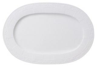 Villeroy & Boch - oválny tanier 35 cm - White Pearl
