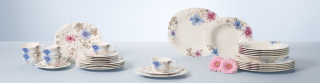 Villeroy & Boch: Základný obedový set 30 ks pre 6 osôb - Mariefleur Gris - oválne taniere