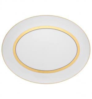 Vista Alegre - malý oválny tanier 34,7 cm - Domo Gold