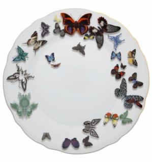 Vista Alegre - plytký tanier 26 cm - Butterfly Parade