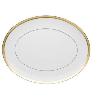 Vista Alegre - veľký oválny tanier 41,6 cm - Domo Gold