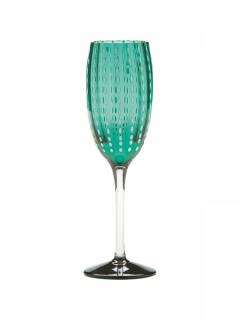 Zafferano - pohár na šampanské - zelený