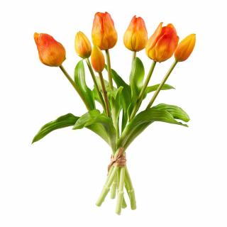 Zväzok tulipánov 7 ks, oranžová, 30 cm - Florissima