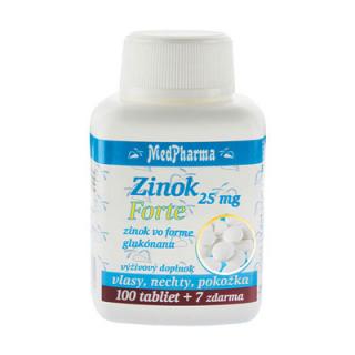 MedPharma Zinok 25 mg FORTE, 107 tbl