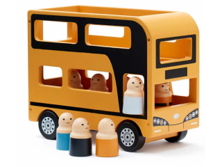 Kids Concept Autobus Doubledecker Aiden drevený