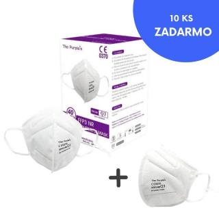 The Purples respirátor FFP3 NR Q3 50ks + 10 ks ZADARMO