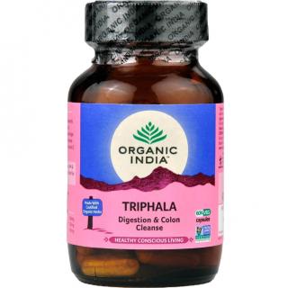 Organic India Triphala – tráviaci trakt, močové cesty a detoxikácia  60cps