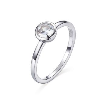 Emporial striborný prsteň Žiarivá kvapka SCR535 Velikost prstenu: 51,9 mm