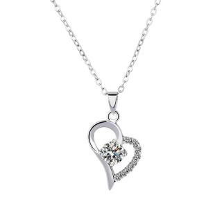 Emporial strieborný náhrdelník Srdce lásky SON1050