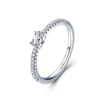 Emporial strieborný prsteň Trblietavá elegancia SCR524 Velikost prstenu: 51,9 mm