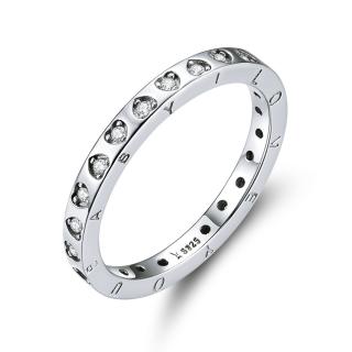 Emporial strieborný prsteň Vyznanie lásky SCR633 Velikost: 6 (EU: 51-53)