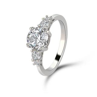 Emporial strieborný rhodiovaný prsteň Princeznin klenot MA-SOR561-SILVER Velikost: 10 (EU: 61-63)