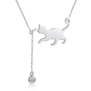Royal Fashion náhrdelník Milovaná mačka SCN232