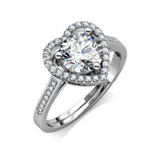 Royal Fashion stříbrný pozlacený prsten MR020 Velikost: 8 (EU: 57-58)