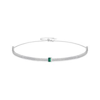 Royal Fashion strieborný náhrdelník choker Elegance BSA003