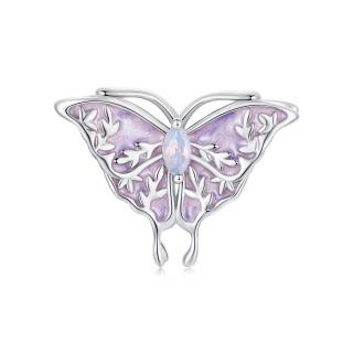 Royal Fashion strieborný prívesok motýľ BSC988
