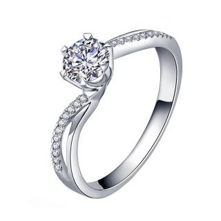 Royal Fashion strieborný rhodiovaný prsteň Výnimočnosť HA-GR04-SILVER Velikost: 5 (EU: 49-50)
