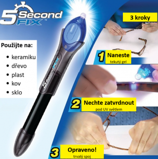 5 SECOND FIX - na opravu pevných materiálov