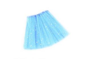 LED svietiaca sukňa Princess - Modrá