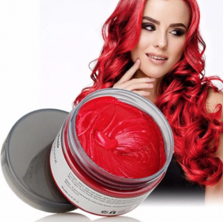 Mofajang Farebný vosk do vlasov Barva: Červená