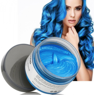 Mofajang Farebný vosk do vlasov Barva: Modrá
