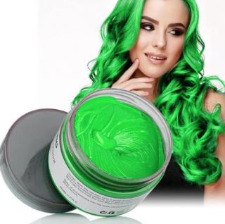 Mofajang Farebný vosk do vlasov Barva: Zelená