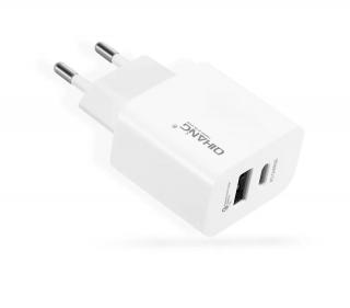 Rýchlo nabíjačka/adaptér USB + USB-C 20W