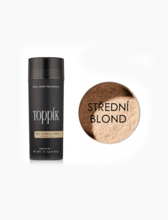 Topík zahusťovač vlasov 27,5g Barva: Středně blonďatá