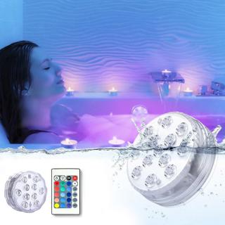 Vodeodolné LED svetlo s diaľkovým ovládaním (do bazéna alebo vane)