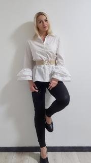 Dámska košeľa ROXIE Farba: Biela, Konfekčná veľkosť: ONESIZE
