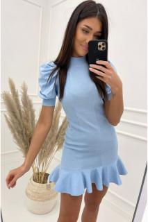Dámske šaty CLAIRE Farba: Modrá, Konfekčná veľkosť: M/L