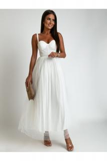 Dámske šaty JASMINE Farba: Biela, Konfekčná veľkosť: L