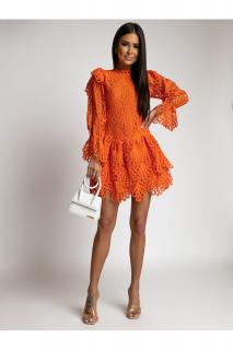 Dámske šaty SHIRLEY Farba: Oranžová, Konfekčná veľkosť: L