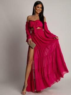 Dámsky komplet CARMEN Farba: Fuchsia, Konfekčná veľkosť: ONESIZE