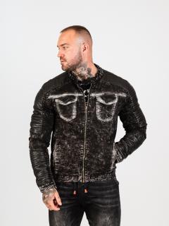 Pánska bunda CIPO & BAXX CJ302 BLACK Farba: Čierna, Konfekčná veľkosť: L