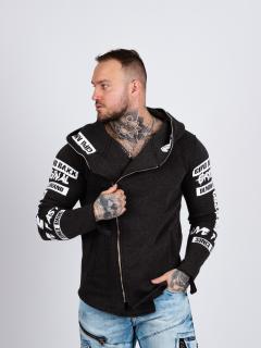Pánska mikina CIPO & BAXX CL280 ANTRASIT Farba: Sivá, Konfekčná veľkosť: XL