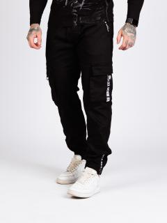 Pánske kapsáčové joggery CIPO & BAXX CD788 BLACK Farba: Černá, Konfekčná veľkosť: W32/L32