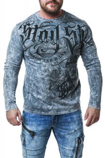 Pánske tričko CIPO & BAXX CL495 ANTRACITE Farba: Sivá, Konfekčná veľkosť: M