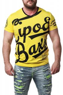Pánske tričko CIPO & BAXX CT635 YELLOW Farba: Žltá, Konfekčná veľkosť: L